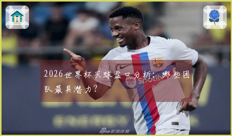 2026世界杯买球盘口分析：哪些团队最具潜力？